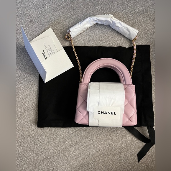 Chanel Micro Shopping Bag in the Color Rose New In Box Chanel Kelly Bag - Picture 2 of 7